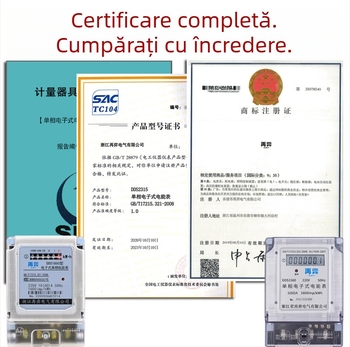 Contor electric pentru locuințe, 220V, precizie înaltă, dispozitiv inteligent