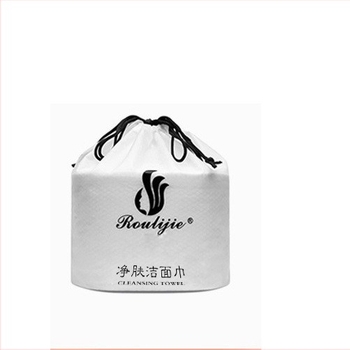 Șervețele demachiante din bumbac cosmetic, o singură folosință, textură perlată, grosime mărită, 1 strat, 75 buc, 260 g