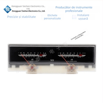 TS VU măsurător de nivel P-78WTC-BGB-S0624 pentru amplificatoare și echipamente audio, precizie înaltă cu afișaj iluminat