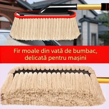 Perie aplicare cerii auto; mâner din aliaj; peri din bumbac; brand Mayrich; etichetare privată și personalizare disponibile