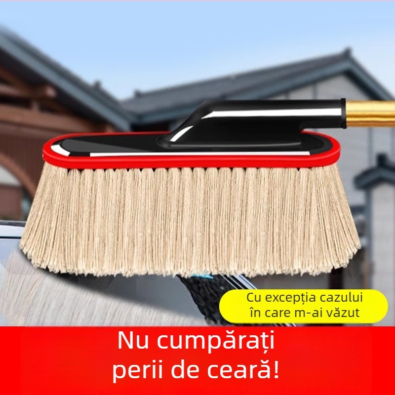 Perie aplicare cerii auto; mâner din aliaj; peri din bumbac; brand Mayrich; etichetare privată și personalizare disponibile