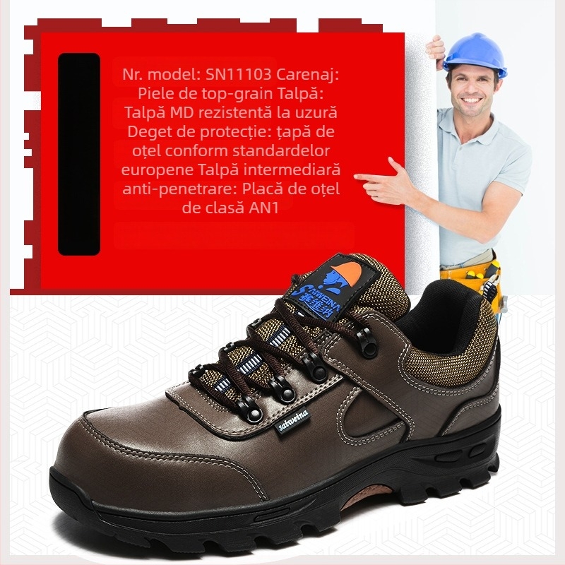 Pantofi de Siguranță pentru Șantier – Izolați termic, Impermeabili, Antiderapanti, Rezistenți la perforare, Rezistenți la uzură