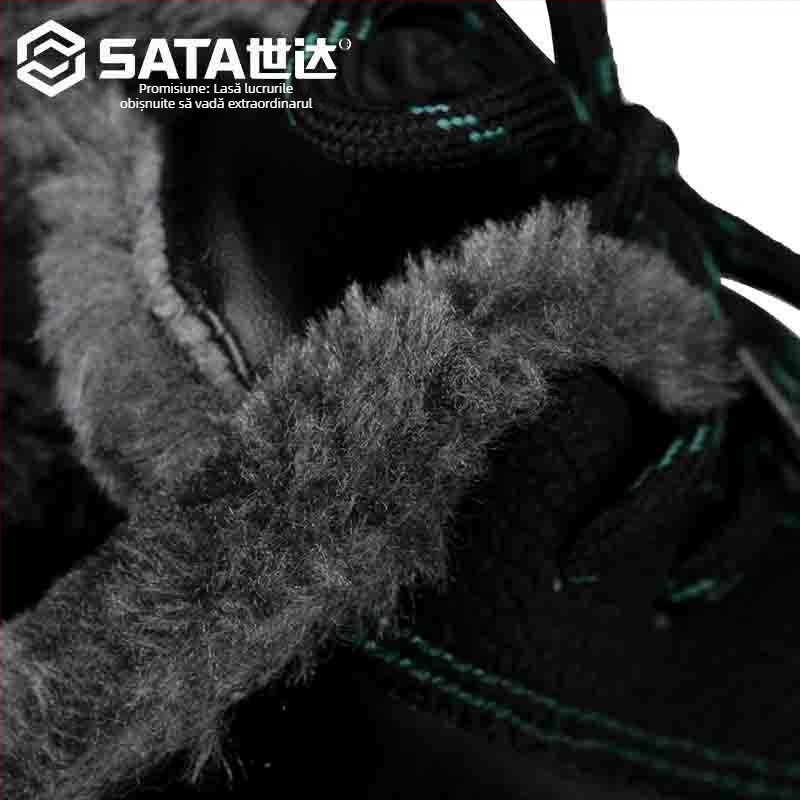 Încălțăminte de protecție pentru electricieni, căptușită cu fleece, AFF0201A 6kV izolație, anti-șoc și anti-perforație, înălime până la gleznă