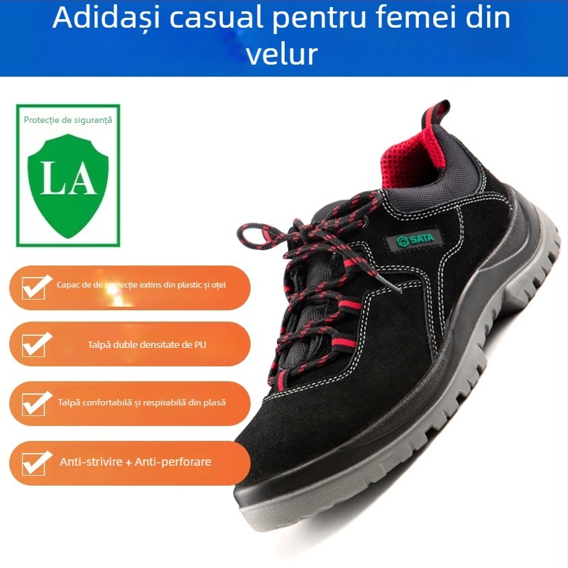 Încălțăminte de protecție pentru electricieni, căptușită cu fleece, AFF0201A 6kV izolație, anti-șoc și anti-perforație, înălime până la gleznă