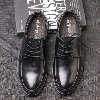 Pantofi izolați pentru electricieni – piele de vită, partea superioară joasă, pentru tensiune înaltă, marca Jiuzhou Wolf Warrior