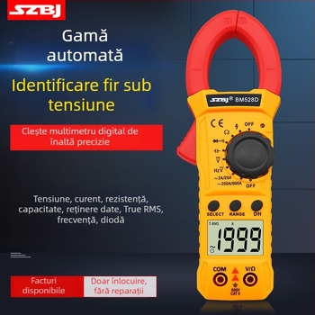 Multimetru digital cu clemă BM528D, măsurare curent universal, oprire automată și semnal sonor