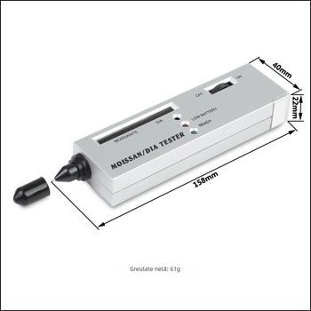 Huajie 169 Moissanite tester de duritate – Penă detector pentru diamant/Moissanite, 160