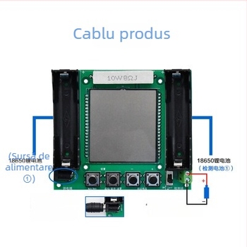 SUNLEPHANT modul tester pentru capacitate reală a bateriei Li-ion 18650 – măsurare digitală mAh/mWh, precizie înaltă