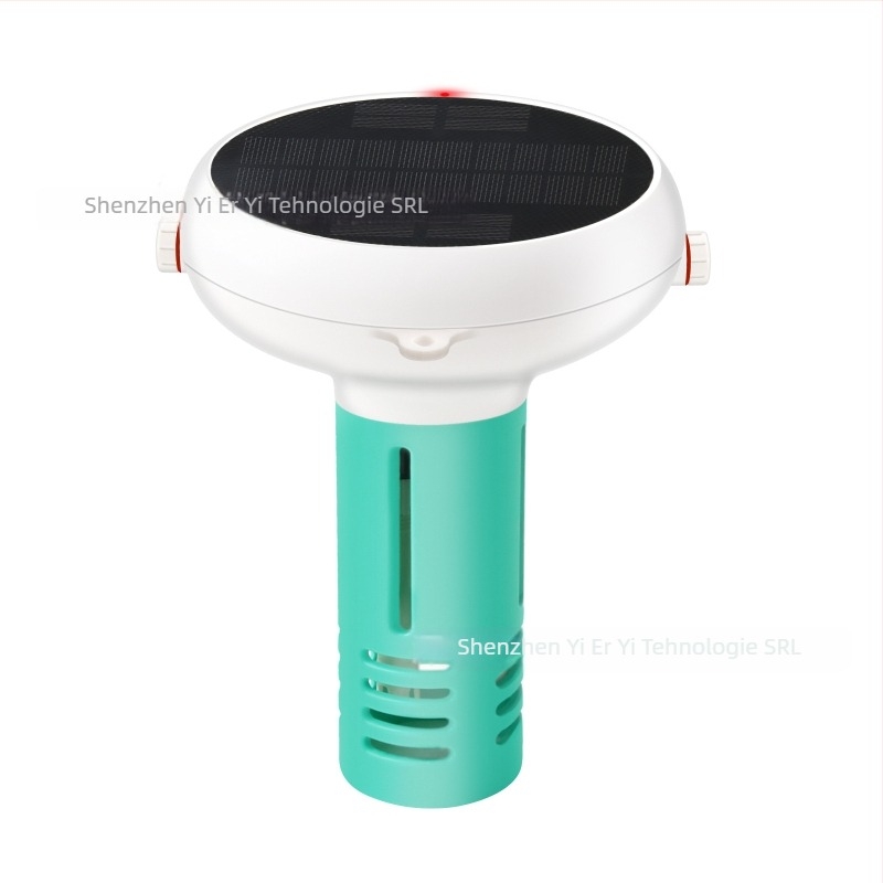 BLE-YL01 Analizator de calitate a apei 7 în 1 pentru piscine și acvarii – pH 0-14, precizie ±0,1 pH, alimentare solară + USB