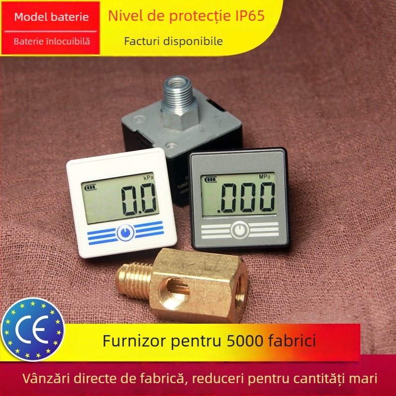 Manometru digital SP-60PR cu baterie încorporată și manometru de vid portabil