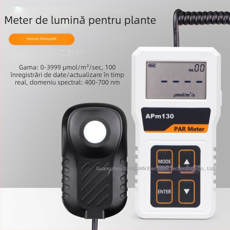 APM130 aparat digital de înaltă precizie, divizat, pentru măsurarea energiei luminoase și fotometru de iluminare spectral PPFD