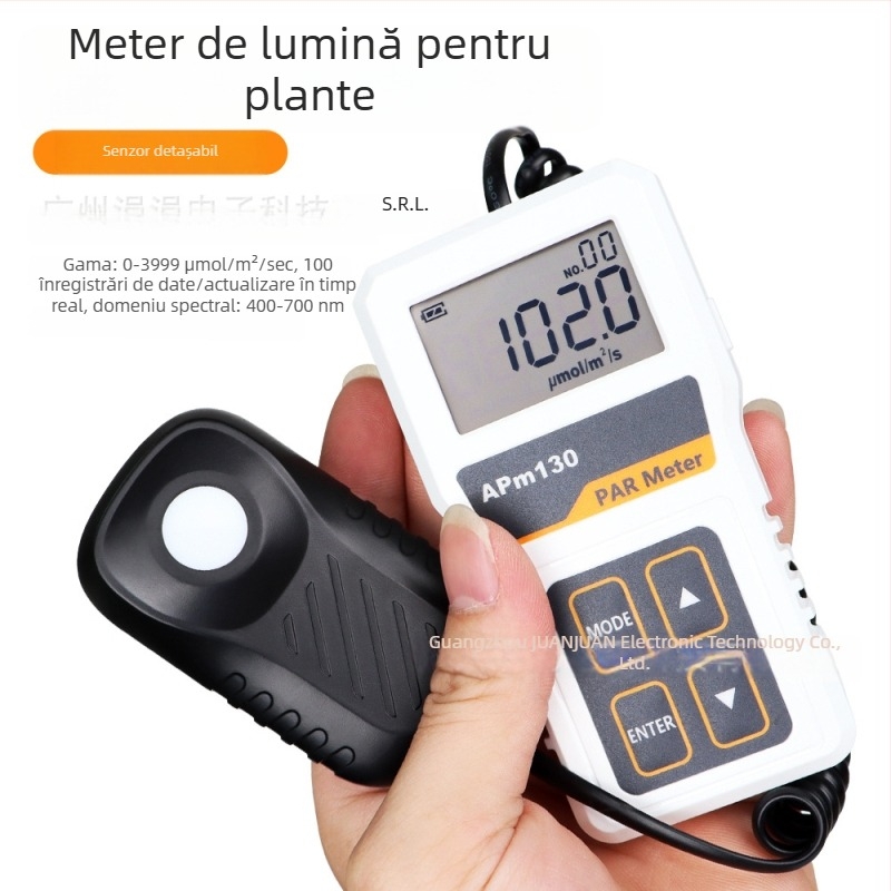 APM130 aparat digital de înaltă precizie, divizat, pentru măsurarea energiei luminoase și fotometru de iluminare spectral PPFD