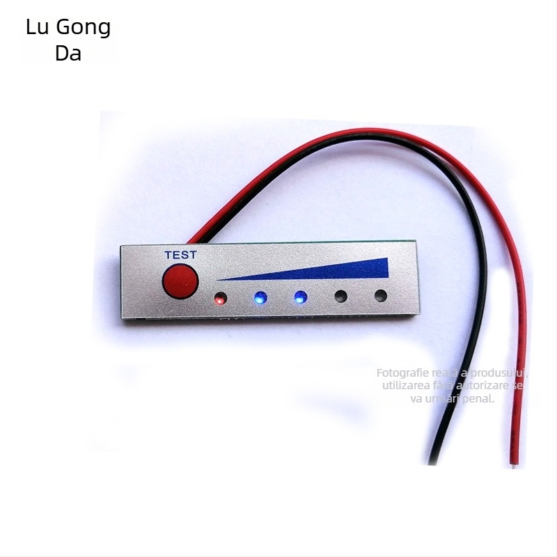 LGD 2-5S panou indicator procent baterie litiu, afișaj 0-60V, -10°C până la 65°C