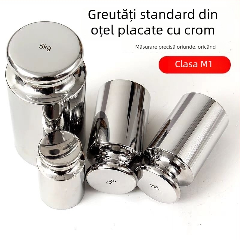 Greutate de calibrare M1 pentru cântare electronice, greutăți de 50/100/200/500 g, greutate standard unică