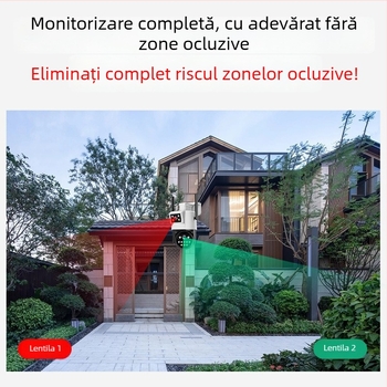 Cameră IP pentru exterior cu monitorizare de la distanță prin telefon, vedere de noapte la 0,01 lux, interval de funcționare -30°C până la 65°C, alimentare 12V, utilizare în exterior
