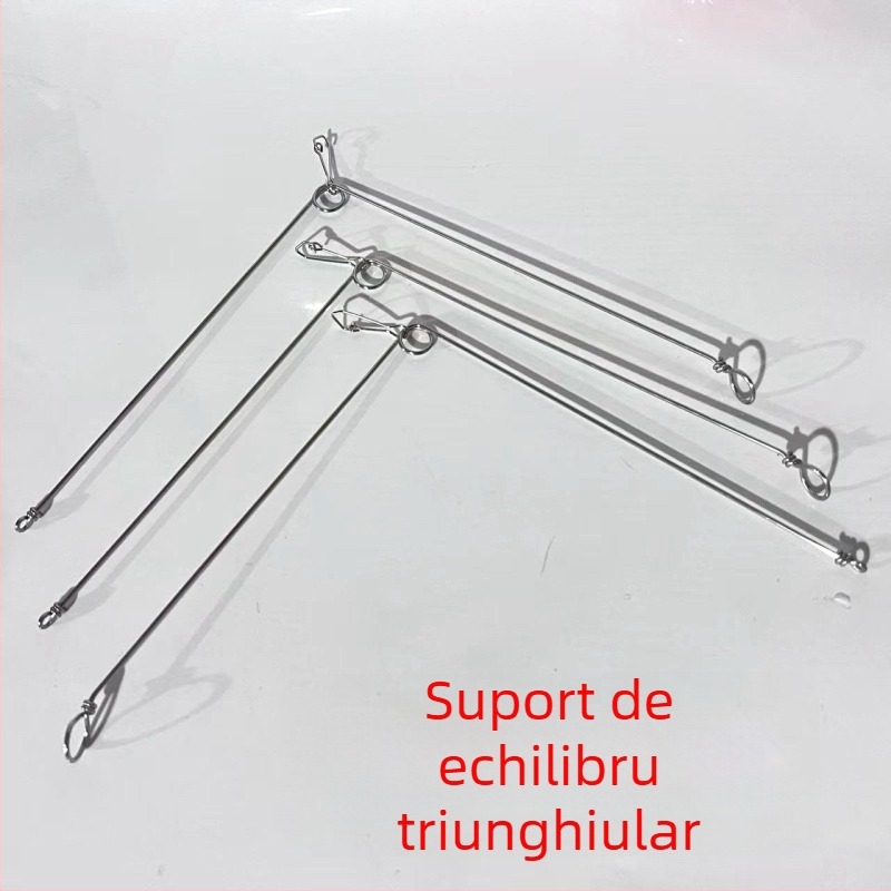 Stand de echilibru triunghiular, în formă de Y, din oțel, Marcă Other, pentru pescuit la mal