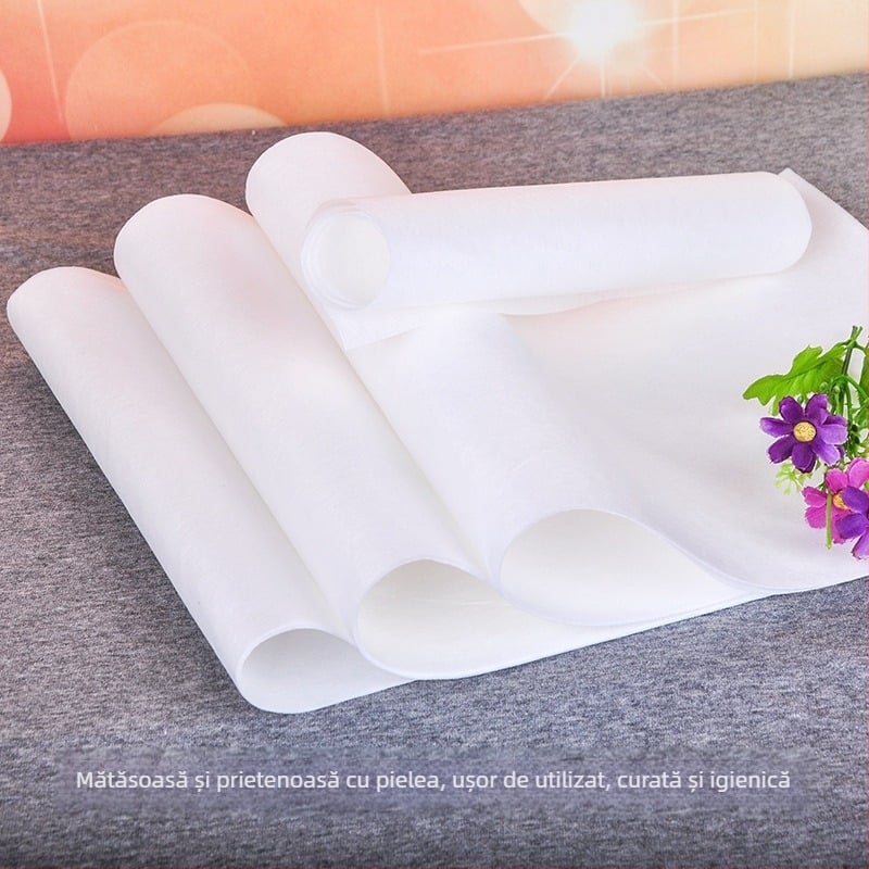 Prosop de unică folosință pentru picioare, țesătură nețesută, 40 g, plasă plată lată, Straw Xiang