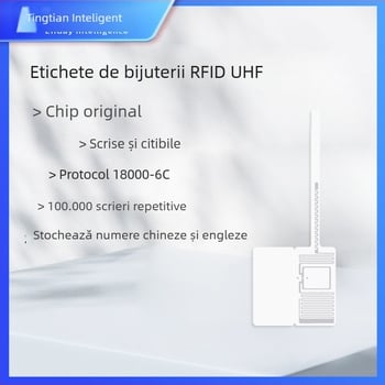 Etichetă RFID pentru bijuterii M730, UHF, distanță de citire 700, capacitate 128, cicluri ștegere/scriere 100000
