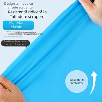 Pelerină de ploaie EVA, țesătură groasă, strat impermeabil cu adeziv PVC, pentru drumeții