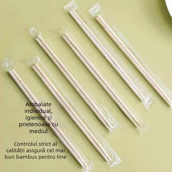 Bețișoare de bambus de unică folosință, ambalate individual pentru adulți, stil chinezesc nou