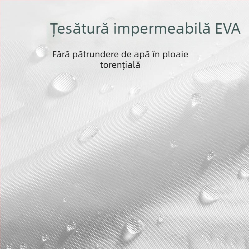 Poncho de ploaie pentru copii din EVA, țesătură groasă, strat PU impermeabil, pentru drumeții în aer liber