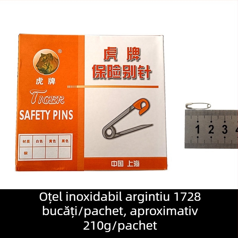 Știft de siguranță din oțel inoxidabil, în formă de dovleac, Seria 01, 1000 bucăți per ambalaj