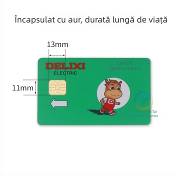 Carte IC pentru contor electric preplătit, pentru încărcare – Fără import, Fără personalizare, Marcă: Alta