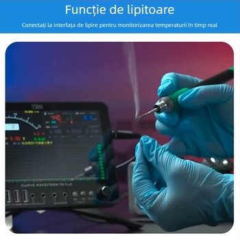 Diagramă de testare a încărcării cu curba ampermetru și osciloskop – detecție de încărcare cu diode și măsurare a frecvenței pentru reparații ale telefoanelor mobile