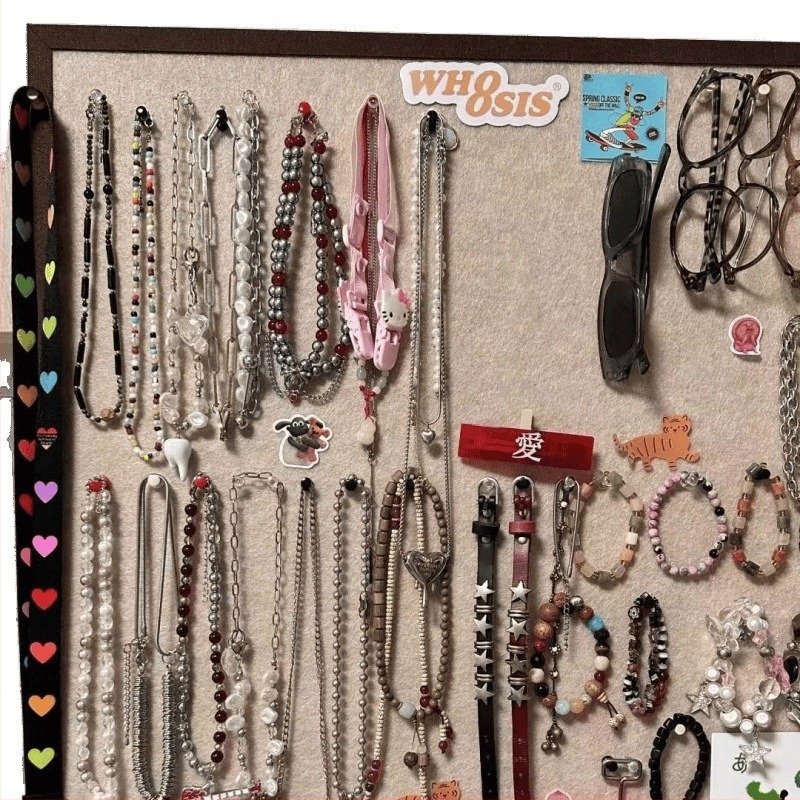 Piesă de perete din fetru - autocolant foto, stil pastoral, material bambus, marcă QITA, meșteșug: Alt, Specificații: 1