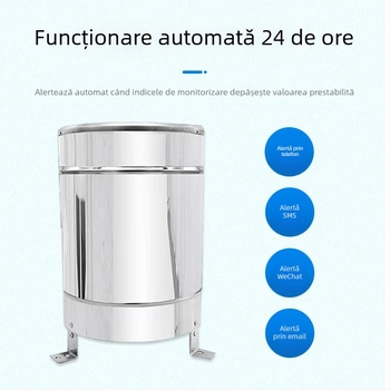 Pluviometru cu cupă basculantă, senzor de ploaie, din oțel inoxidabil — stație de monitorizare a precipitațiilor