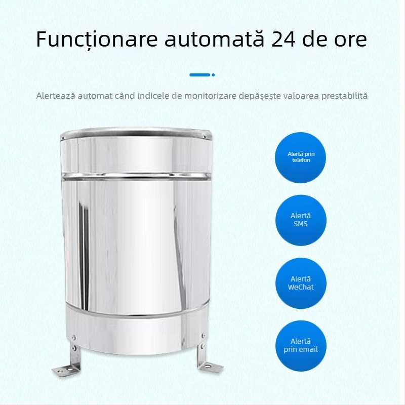 Pluviometru cu cupă basculantă, senzor de ploaie, din oțel inoxidabil — stație de monitorizare a precipitațiilor