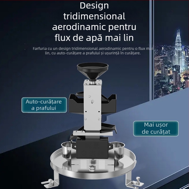 Anain pluviometru tipping bucket pentru monitorizarea ploilor, modelul 001, scară 0.5/0.2/0.1 mm, capacitate de stocare 0.5/0.2/0.1 mm, greutate 4 kg