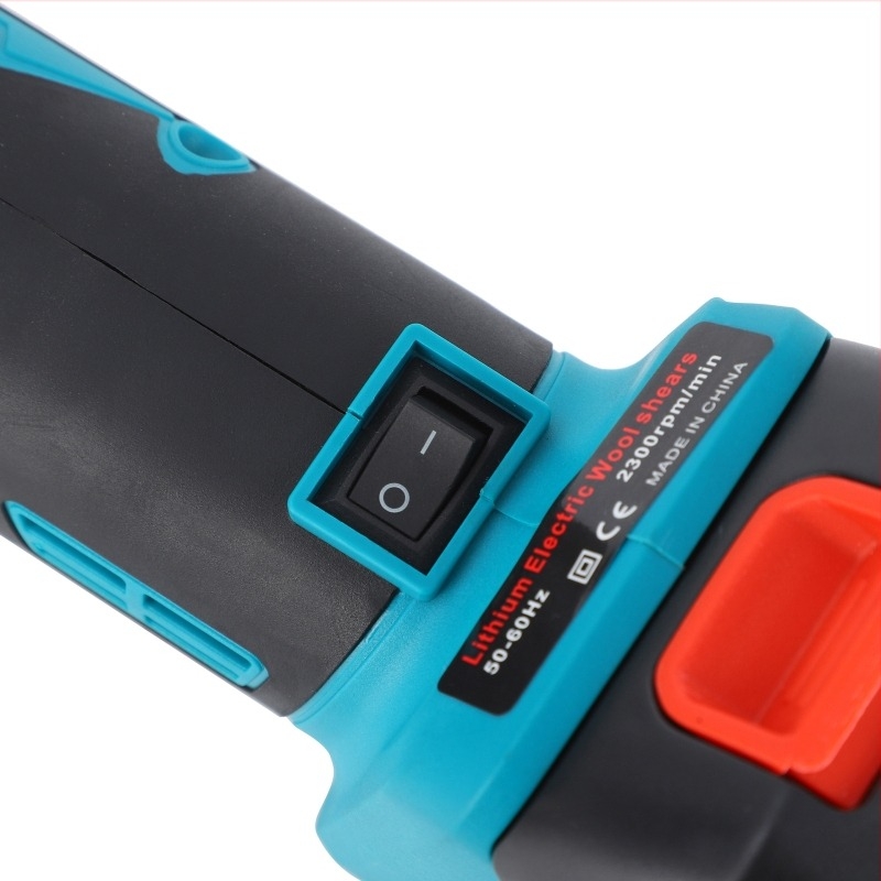 Foarfecă electrică pentru lână cu baterie litiu reîncărcabilă, 110–220V, pentru lână de vacă