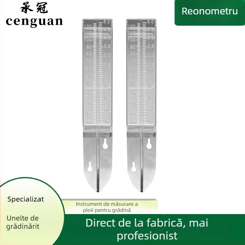 Pluviometru decorativ pentru grădină, din plastic, model AT936, pentru realizarea de efecte cu apă, Chengguan