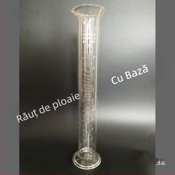 Pluviometru cu tub de sticlă pentru hidrologie și meteorologie, standard național