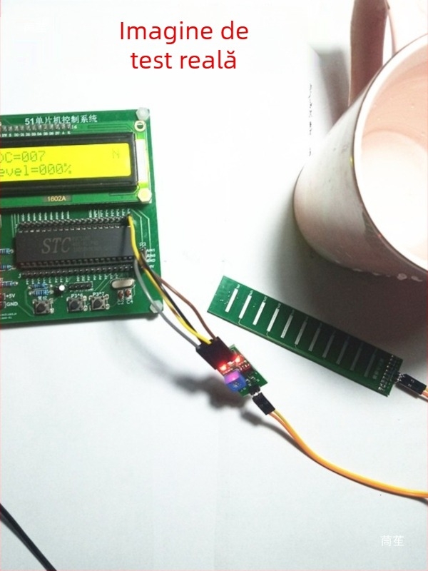 Senzor de nivel lichid cu adâncimea apei, volumul lichidului, detecție ploi, ieșire analogică, microcontroler 5V