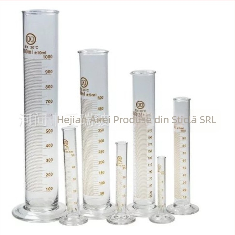 Pluviometru din sticlă și cană de măsurare, recipient din sticlă pentru depozitarea apei, 200 g