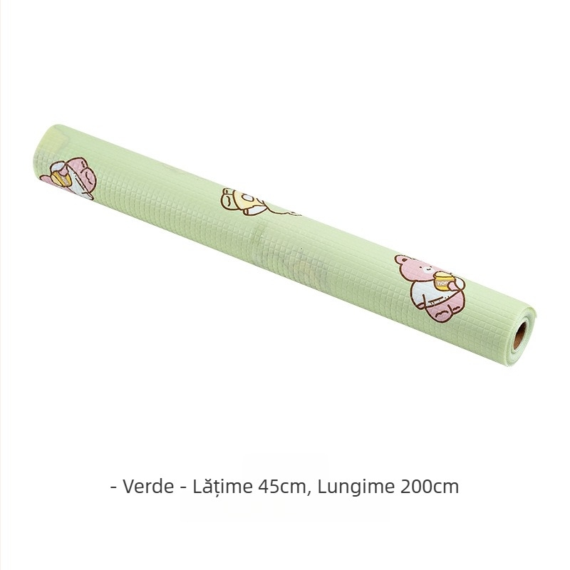 Cartoon-styled liner pentru sertare și dulapuri de bucătărie – Material PE, strat impermeabil PE din bumbac, covoraș anti-umezeală