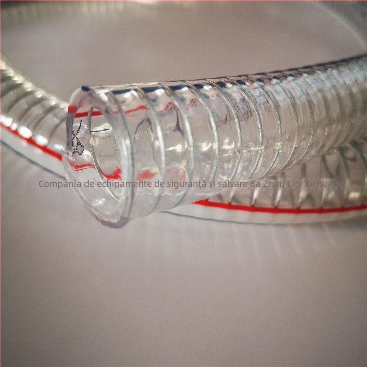 Conductă de salvare în situații de urgență: vid cu presiune negativă, sârmă din oțel, conductă transparentă, conductă de apă moale la presiune înaltă, plastic întărit anti-îngheț