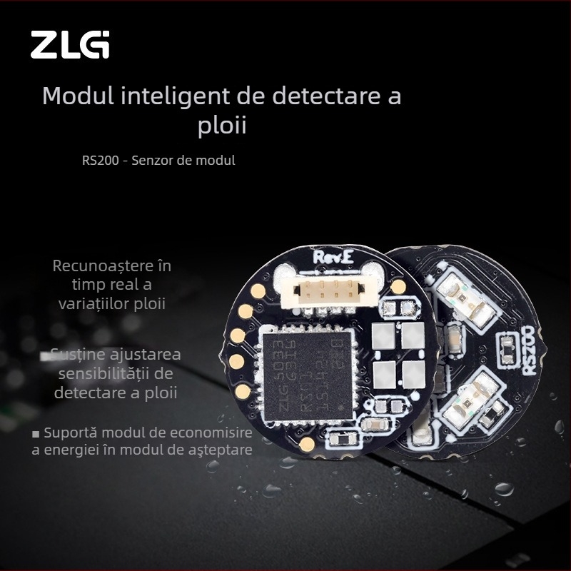 Modul inteligent de detectare a ploilor RS200 cu senzor termocuplă, destinat pistolului de dezinfectare