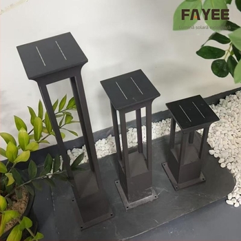 Lumină solară exterioară pentru gazon IP65, aluminiu, 1.5W, autonomie 6–12h