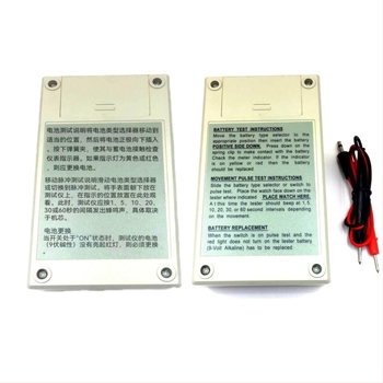 Instrumente de reparare a ceasurilor pentru mișcare quartz – Detecție baterie și puls, din plastic, Zhilan, 1 kit, întreținere telecomunicații