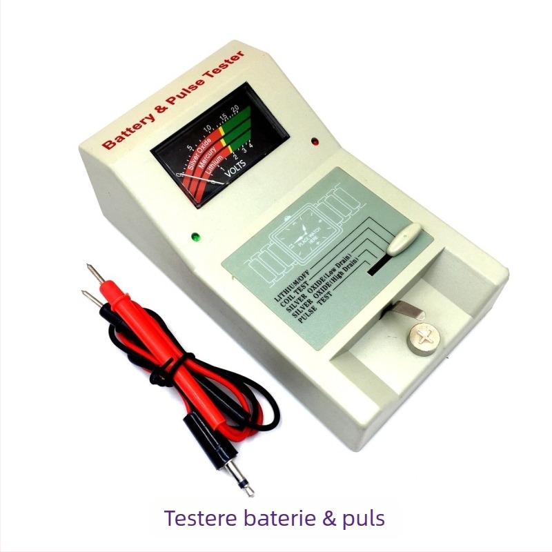 Instrumente de reparare a ceasurilor pentru mișcare quartz – Detecție baterie și puls, din plastic, Zhilan, 1 kit, întreținere telecomunicații