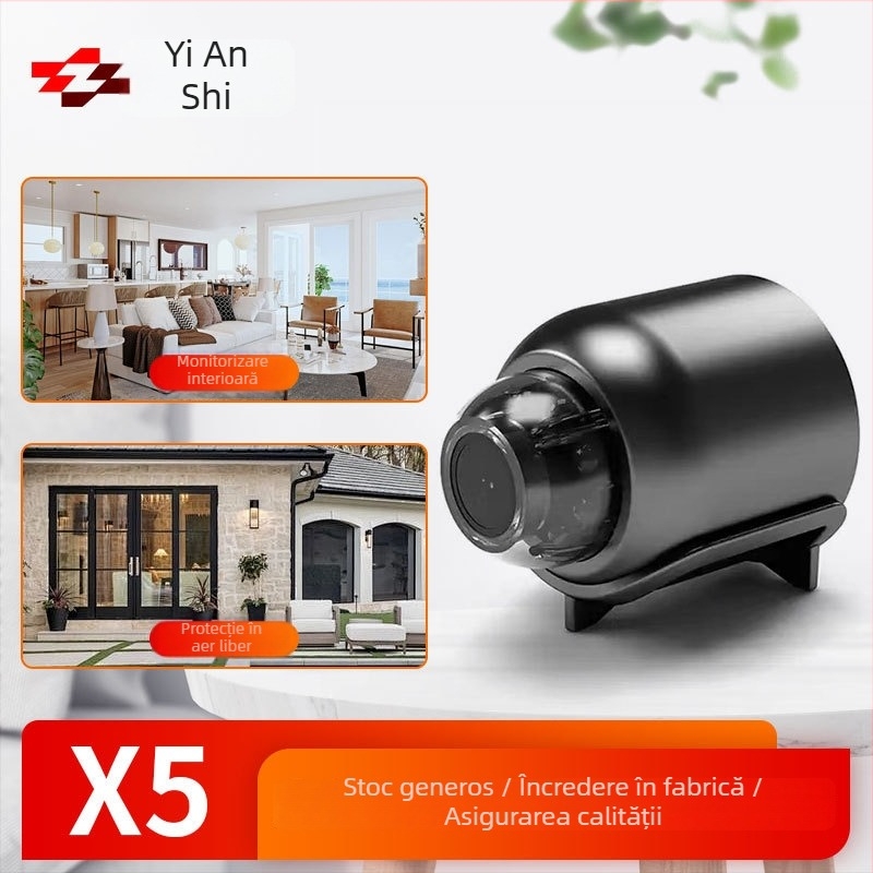 Cameră wireless Wi-Fi pentru interior, 1080p, obiectiv de 3,6 mm, IR pe timp de noapte până la 10 m, temperatură de lucru -25°C până la 60°C