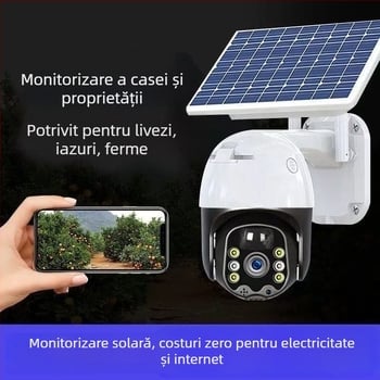 Cameră PTZ de supraveghere cu monitorizare de la distanță