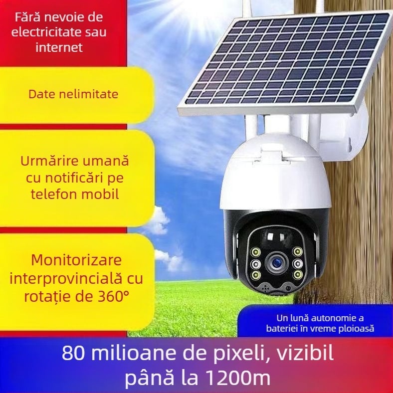 Cameră PTZ de supraveghere cu monitorizare de la distanță