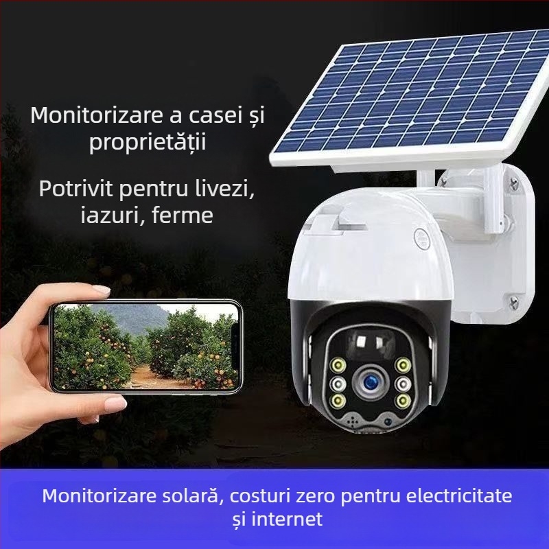 Cameră PTZ de supraveghere cu monitorizare de la distanță