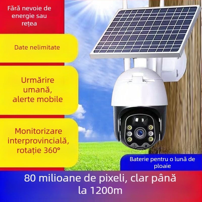Cameră PTZ de supraveghere cu monitorizare de la distanță
