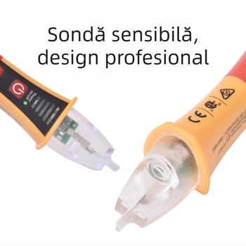 Detector de tensiune fără contact cu stilou de inducție, detecție tensiune înaltă până la 1000V