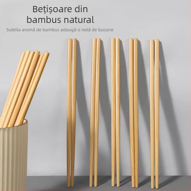 Bețișoare din lemn, cu model desen animat, stil nou chinezesc – 10 sau 20 perechi